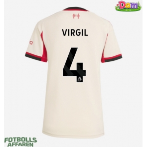 Liverpool Virgil van Dijk #4 Bortatröja Kvinnor 2025-26 Kortärmad